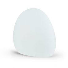 Stone_L lampa stojąca zewnętrzna biała 1x25W LED E27 IP44